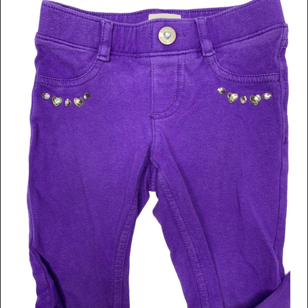 Sonoma 4 purple jegging jeans rhinestone pockets